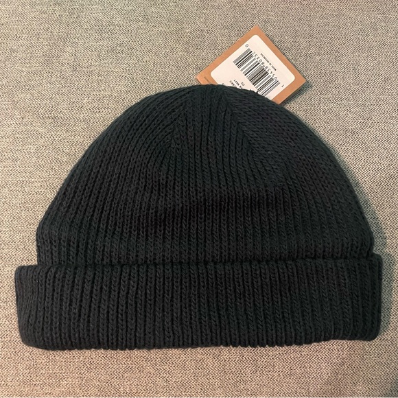 The North Face Optum Navy Blue Woven Beanie Sock Hat | Winter Snow Cozy Sweater - Picture 5 of 6